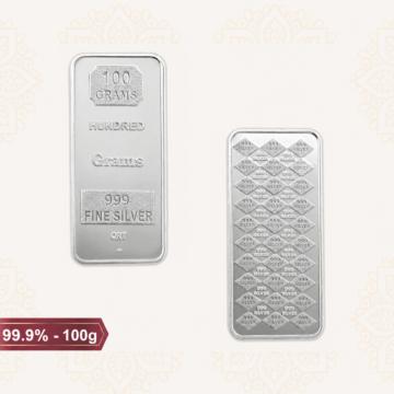 100 Grams Silver Bar 