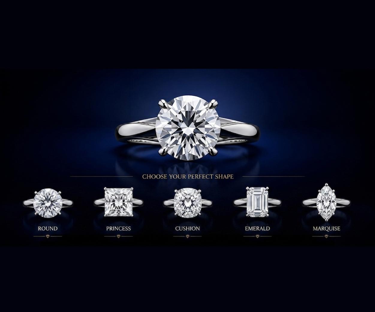 Your Ultimate Guide to Solitaire Diamonds: Shapes, Cuts, Carats & More