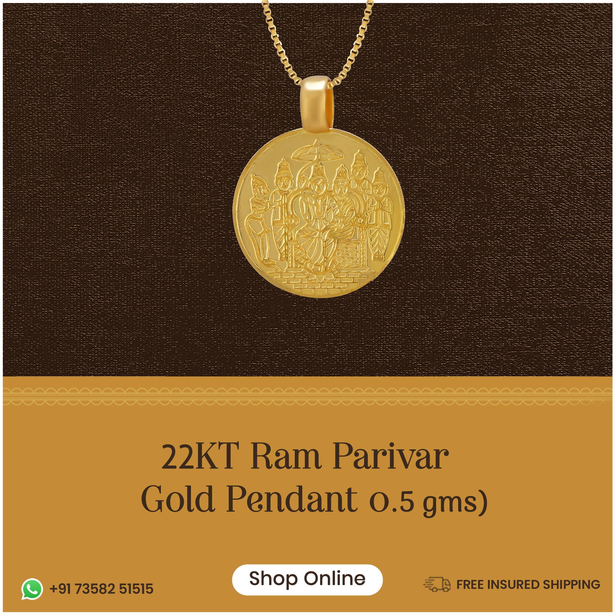24KT Ram Mandir Gold Coin