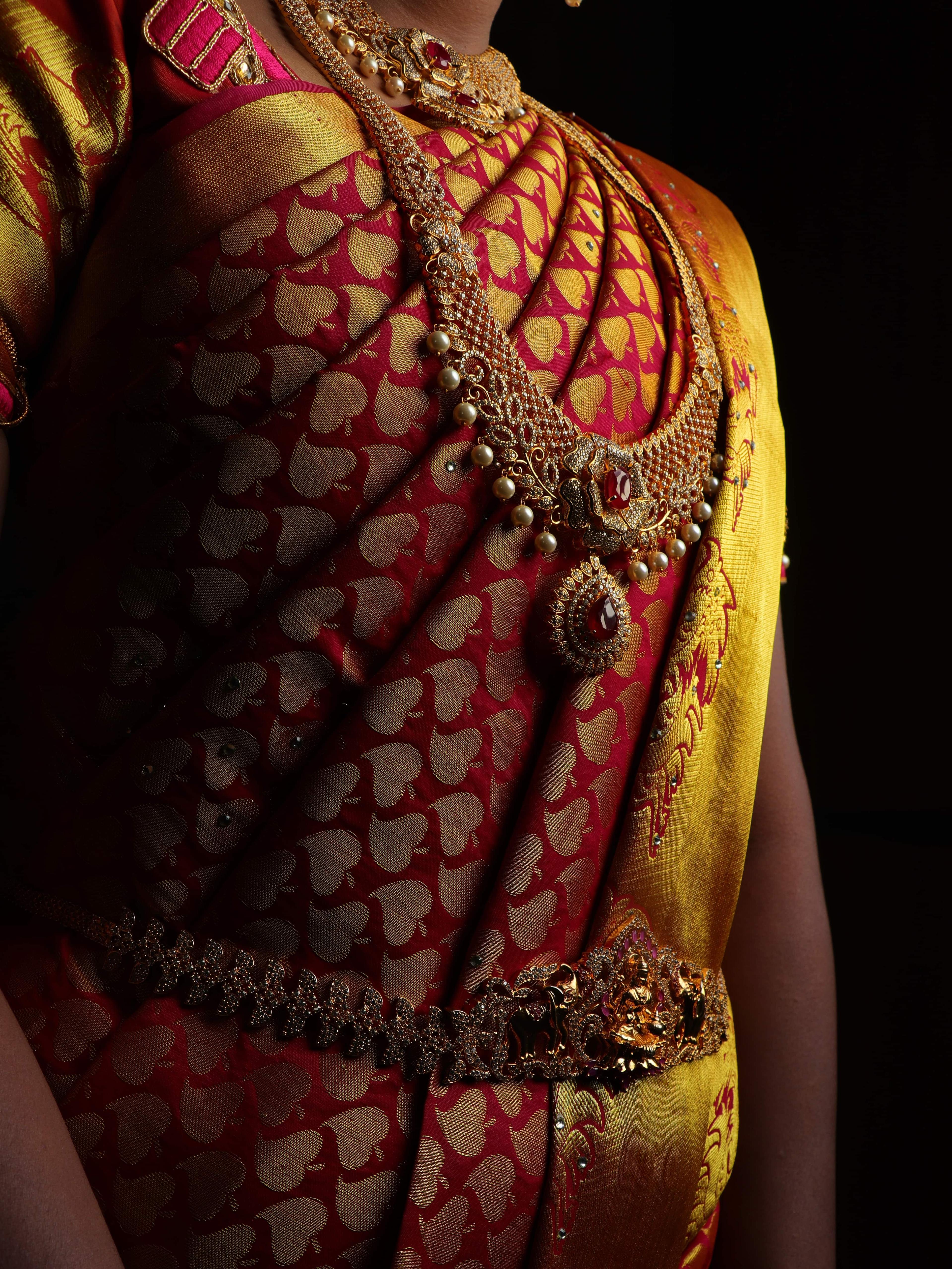 Saree Drapes That Make You Stand Out Without Overshadowing the Bride