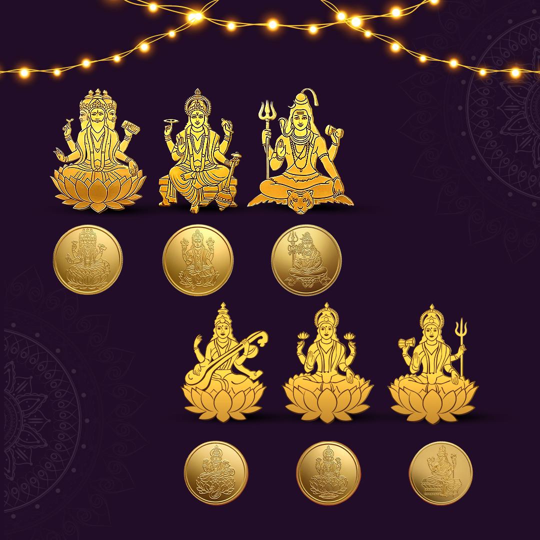 Divine Tridevi & Trimurti Coins