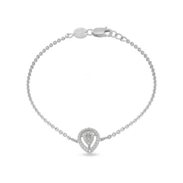 Ebullient Pear Drop Pattern 14KT Gold Bracelet - Thea Collection