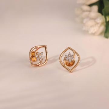 Transcendent Botanical Light Gold Earrings