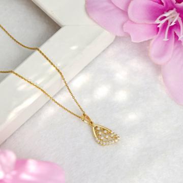 Prism Edge Gold Pendant
