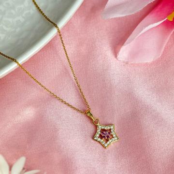 Gracebound Blossom Gold Pendant