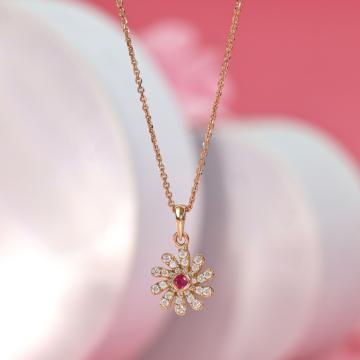 Dreamy Daisy Spirit Gold Pendant