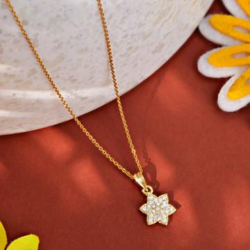 Moontrace Gold Pendant