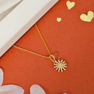 Solace Circle Gold Pendant