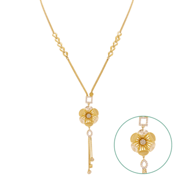 Sleek Modern Marvel Gold Necklace