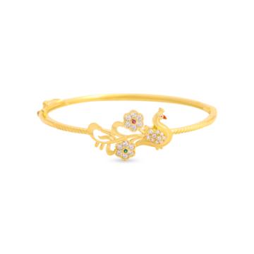 Captivating Peacock Design Bracelet