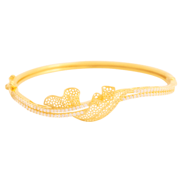 Ethnic Jali Work Gold Bracelets