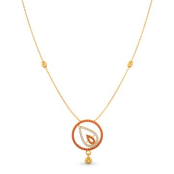 Sunburst Splendor Radiant Gold Necklace