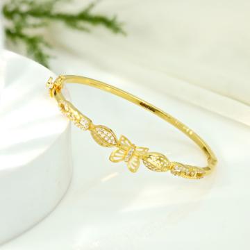 Classic Gold Butterfly Motif Cuff Bracelet