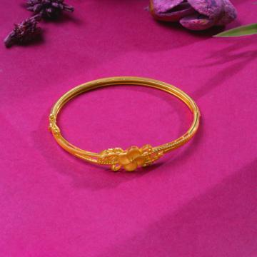 Royal Shimmering Floral Gold Bracelets