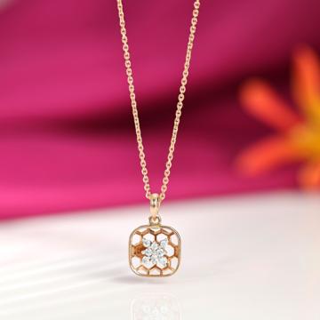 Aesthetic Modernist Gold Pendant