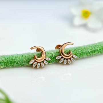 Multi Petal Gold Earrings