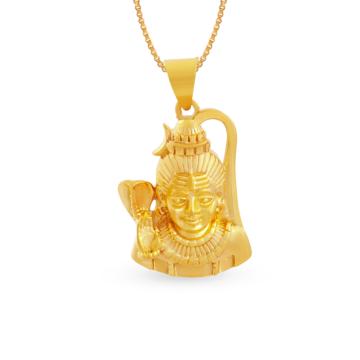 Devine Lord Shiva Gold Pendant