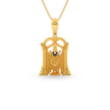 Lord Perumal Gold pendant