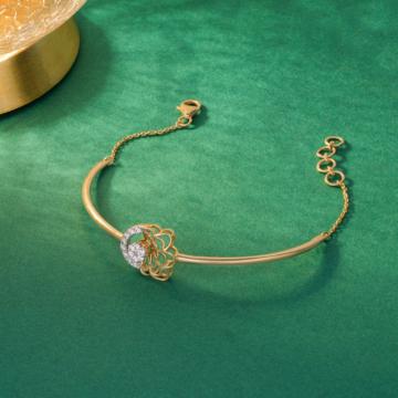 Shimmering Floret Diamond Bracelet - Theiaa Collection