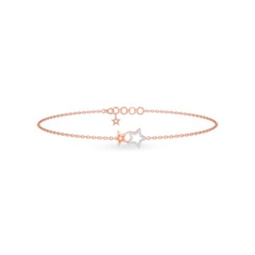 Lambent Twin Star Diamond Bracelet-736A002018-1-EF IF VVS-18kt Yellow Gold-6.5-