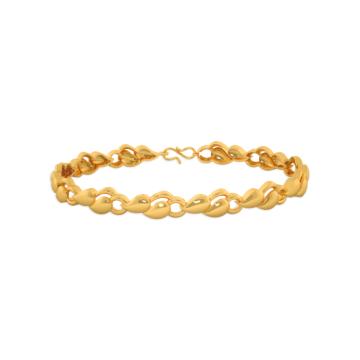 Appealing Interlocked Gold Bracelet