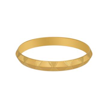 Classic Intricate Triangular Gold Kada