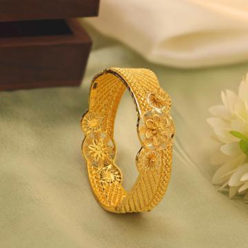 Floral Heritage Gold Bangle