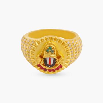 Lord Balaji Gold Ring