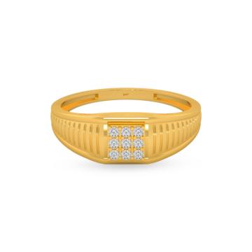 Stellar Nine Stone Gold Ring