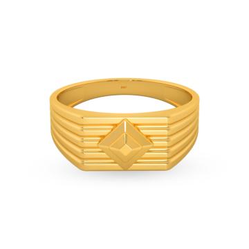 Royal Textured Gold Ring