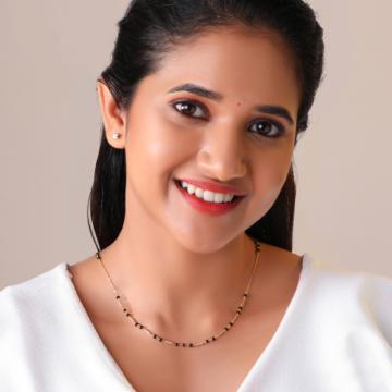 Timeless Love Modern Black Bead Silver Mangalsutra
