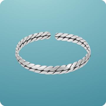 Stackable Statement Sterling Silver Bangles