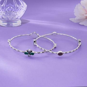 Daily Dazzle Silver Bangles