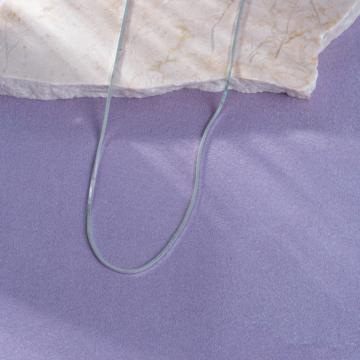 Elegant Flat Silver Chains