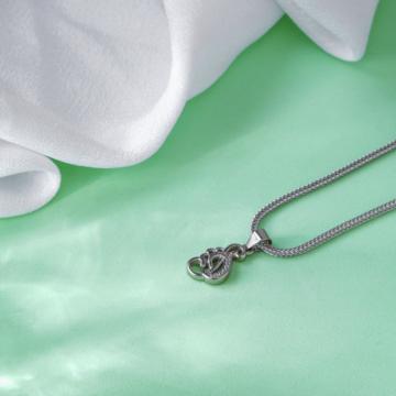 Modish Twirl Silver Pendant