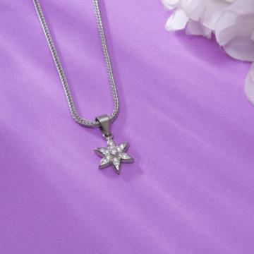 Timeless Floral Silver Pendant