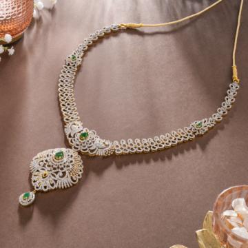 Magnificent Floral Charms Silver Necklace