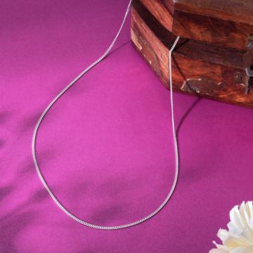 Minimalist Masterpiece Unisex Silver Chain