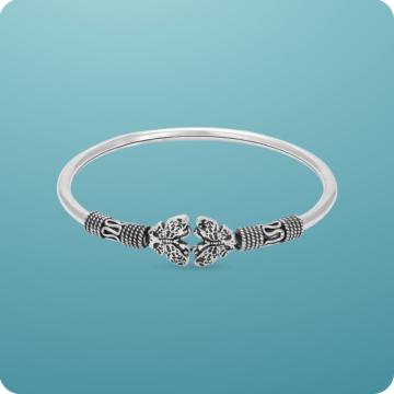 Beautiful Butterfly Adjustable Silver Bracelets