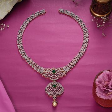 Entrancing Dancing Pearl Silver Necklace