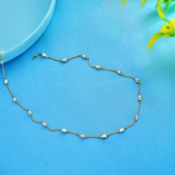 Amiable Beaded Silver Chain
