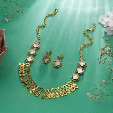 Twilight Bloom Silver Necklace Set