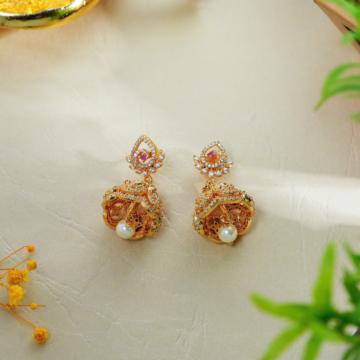 Attractive Pearl Drops Silver Earrings
