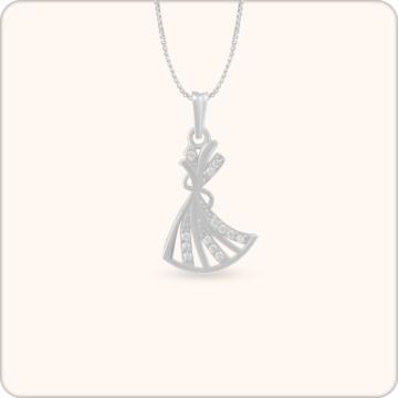 Graceful Guardian Silver Pendant