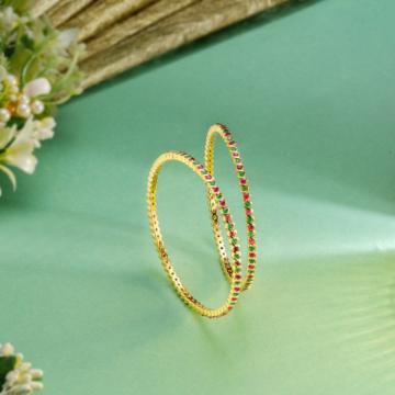 Dainty Textured Silver Bangles