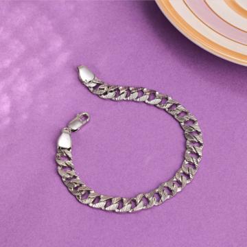 Classy Linked Silver Bracelet