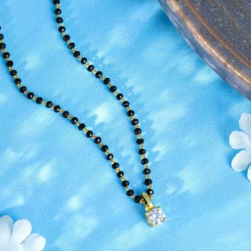 Shimmering Structure Silver Mangalsuthra