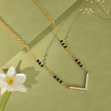 Elegant Bead Harmony Silver Mangalsuthra