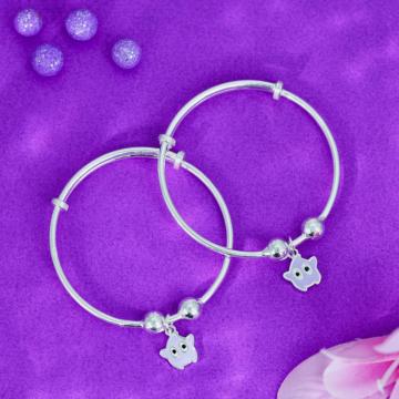 Translucent Tinted Charm Silver Bracelet