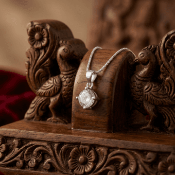 Delicate Sparkle Silver Pendant